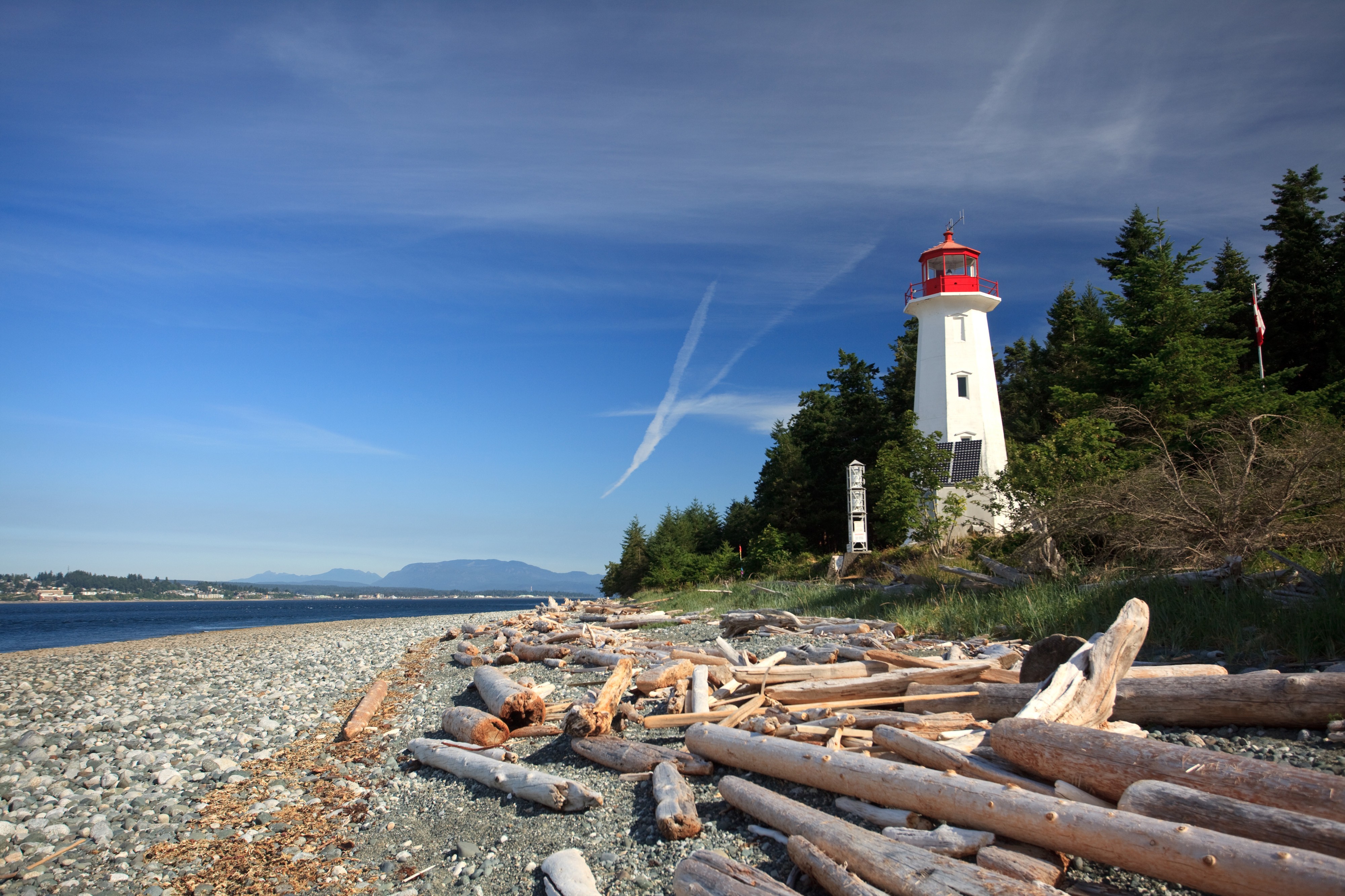Canada British Columbia Quadra Island Cape Mudge Lighthouse