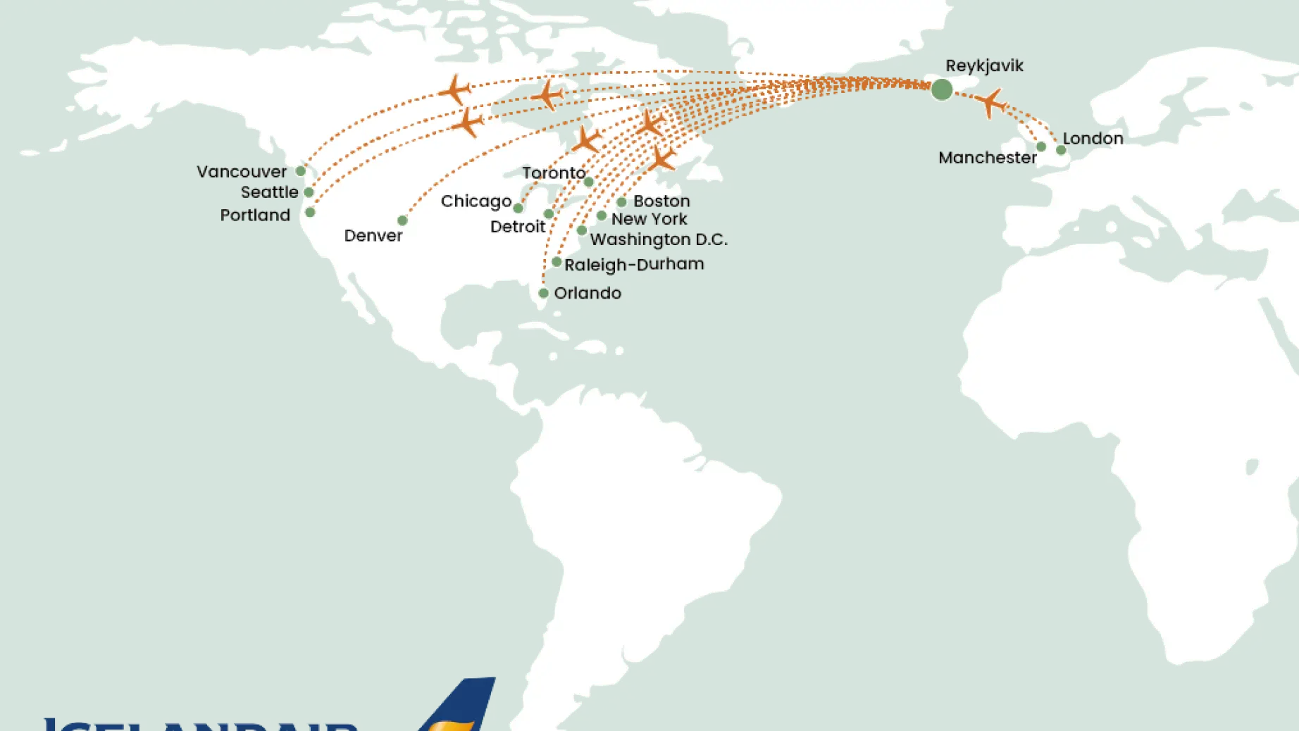LA UK Icelandair