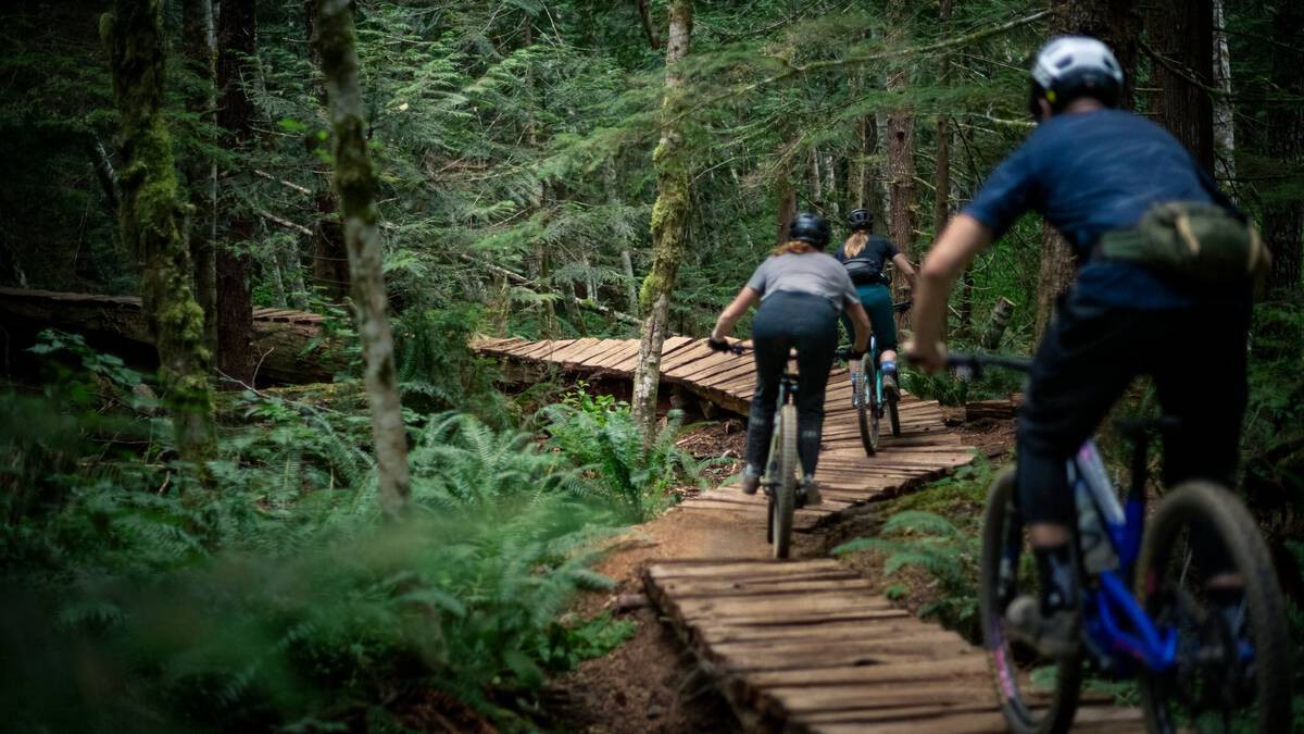 Kanada british Columbia Vancouver island Fahrrad