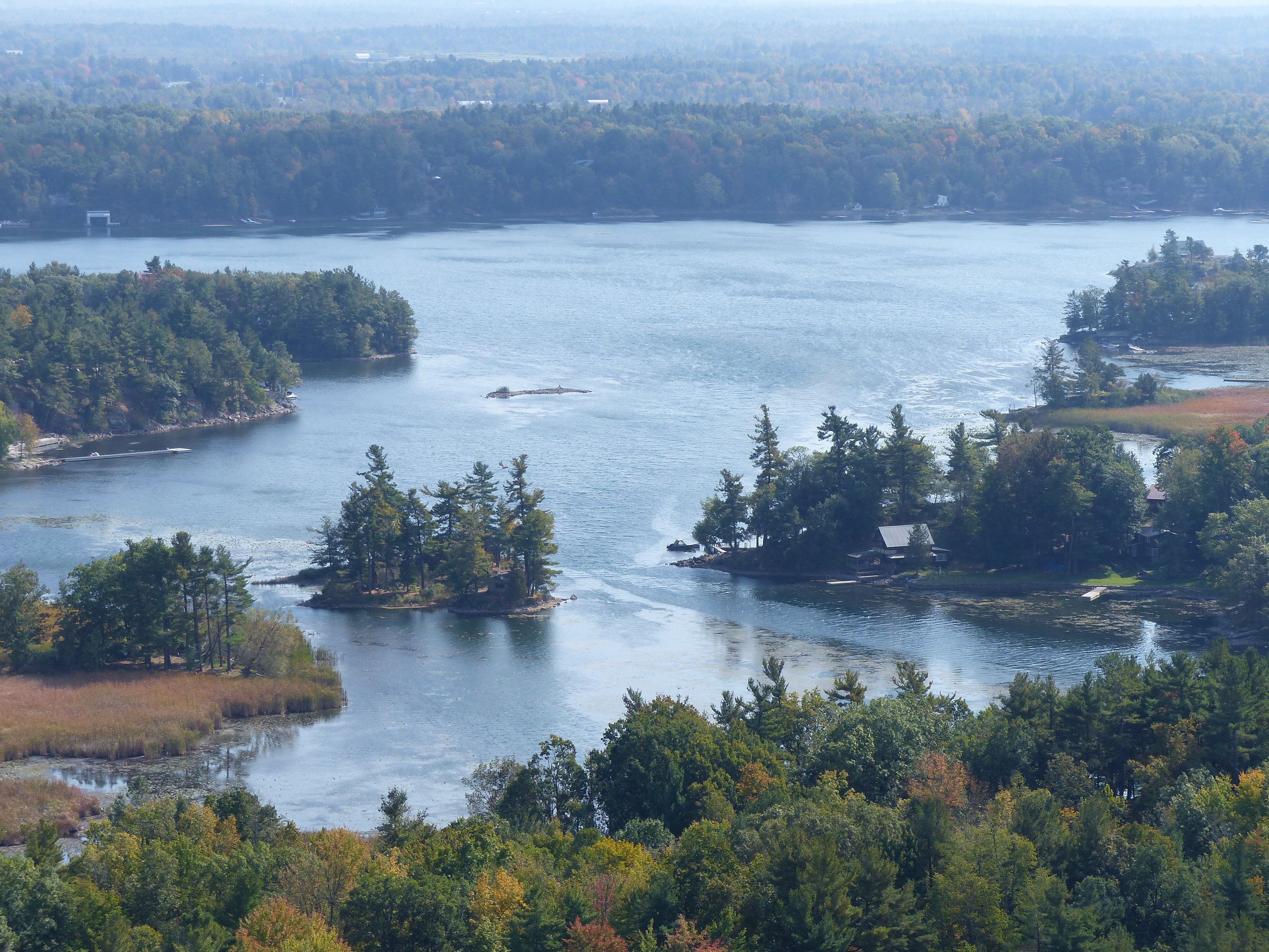 LA East Canada places 1000 Islands aerial view