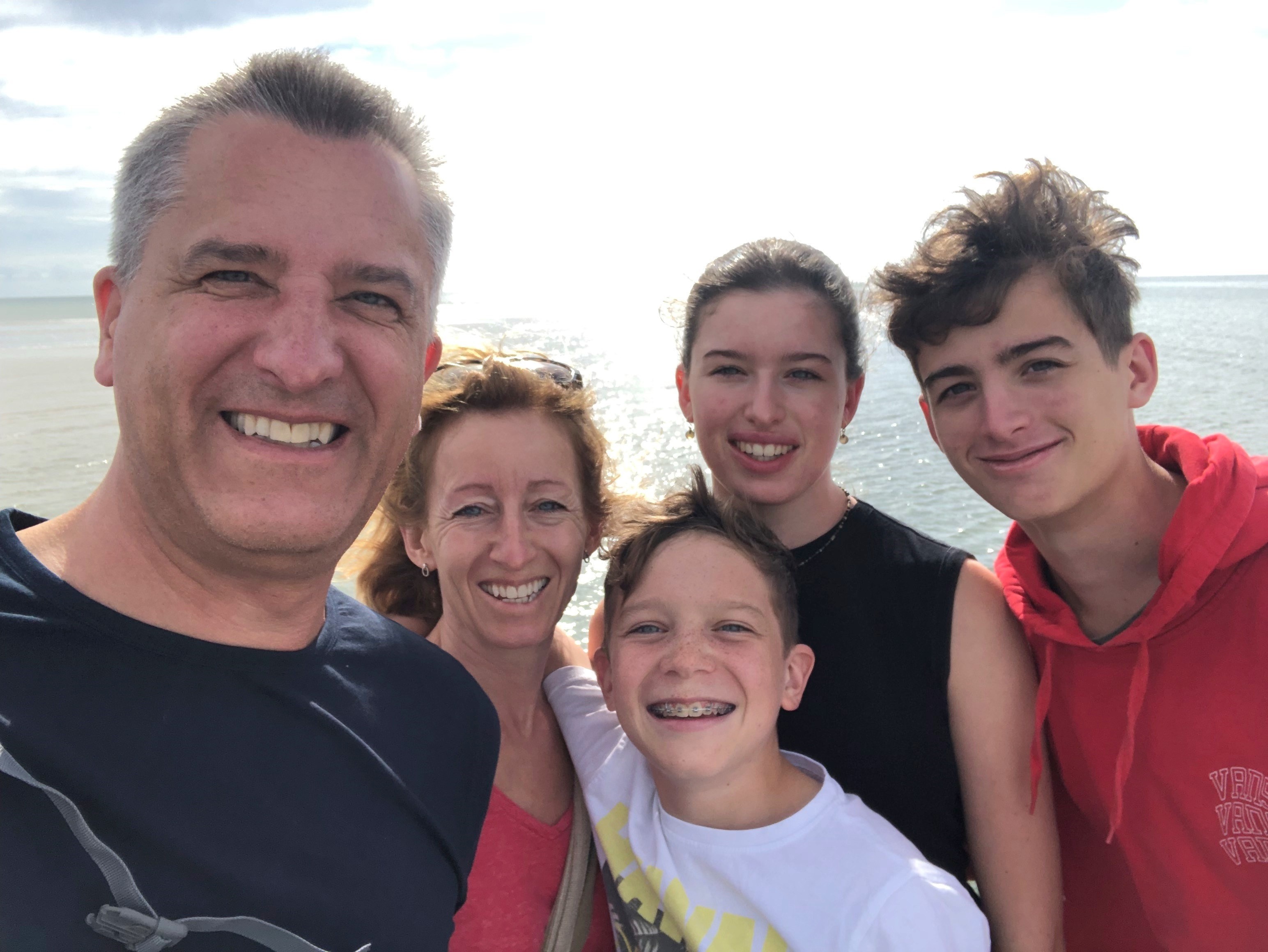 Lovely family photo on Urangan pier