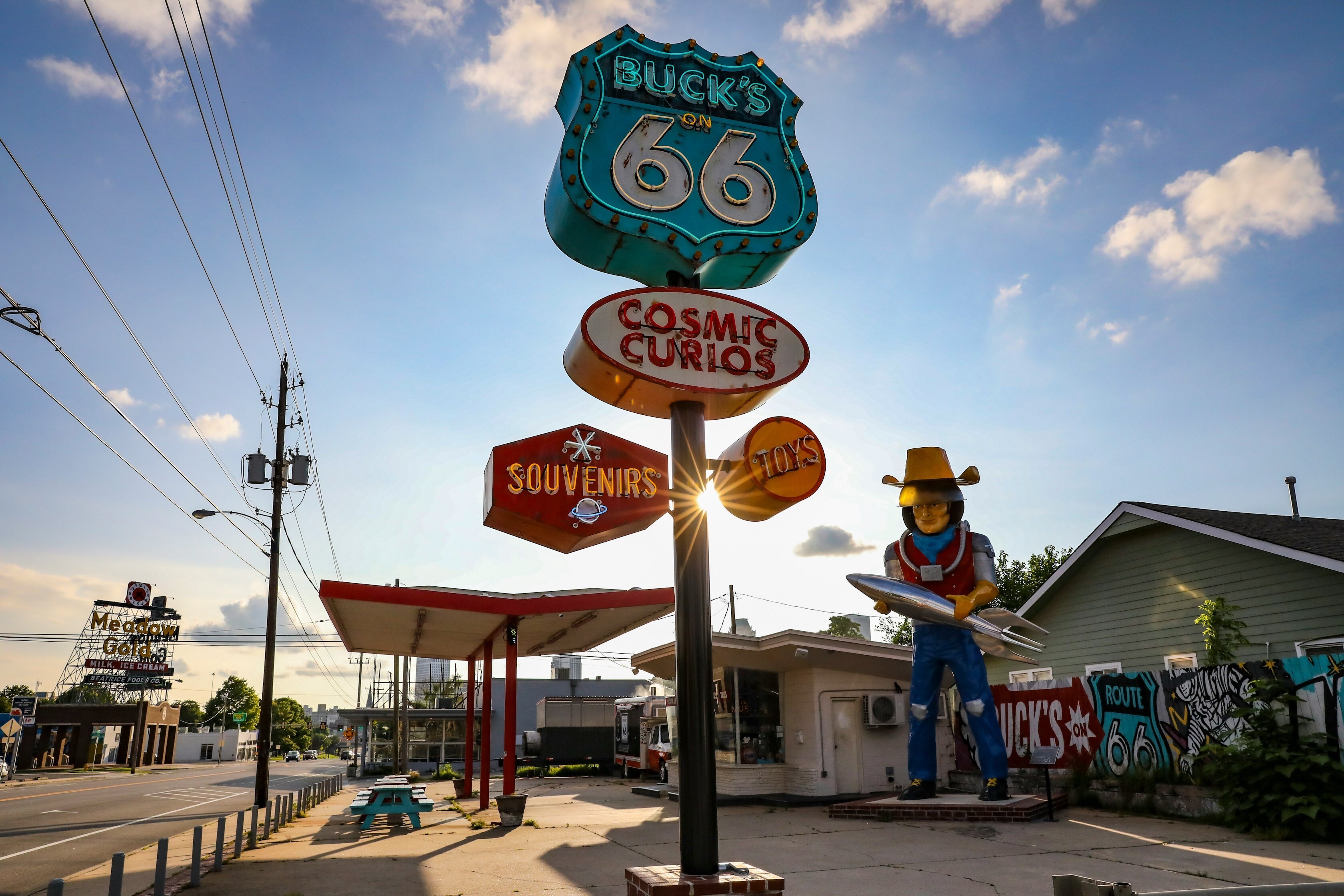 Alte Tankstelle auf der Route 66