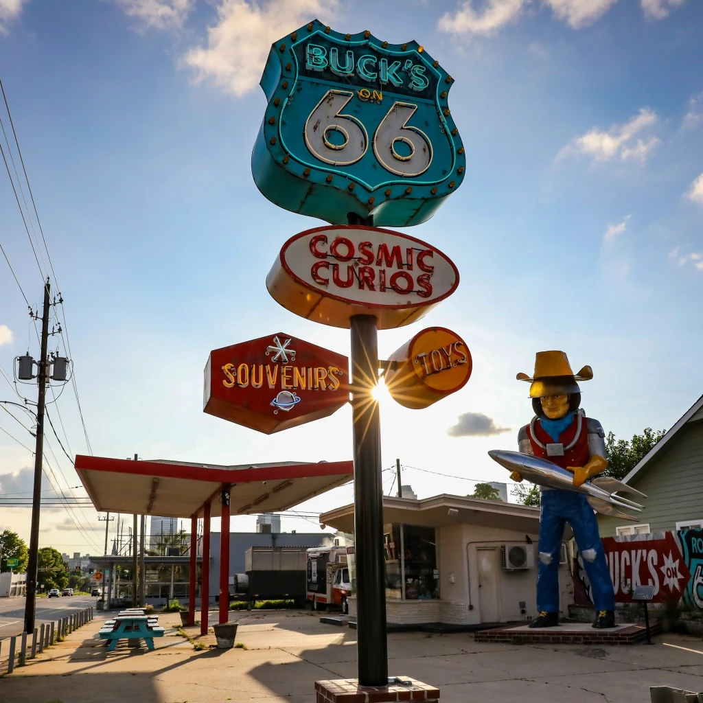 Alte Tankstelle auf der Route 66