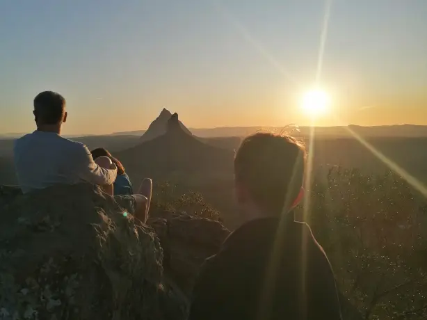 Sunset from Mount Ngungun