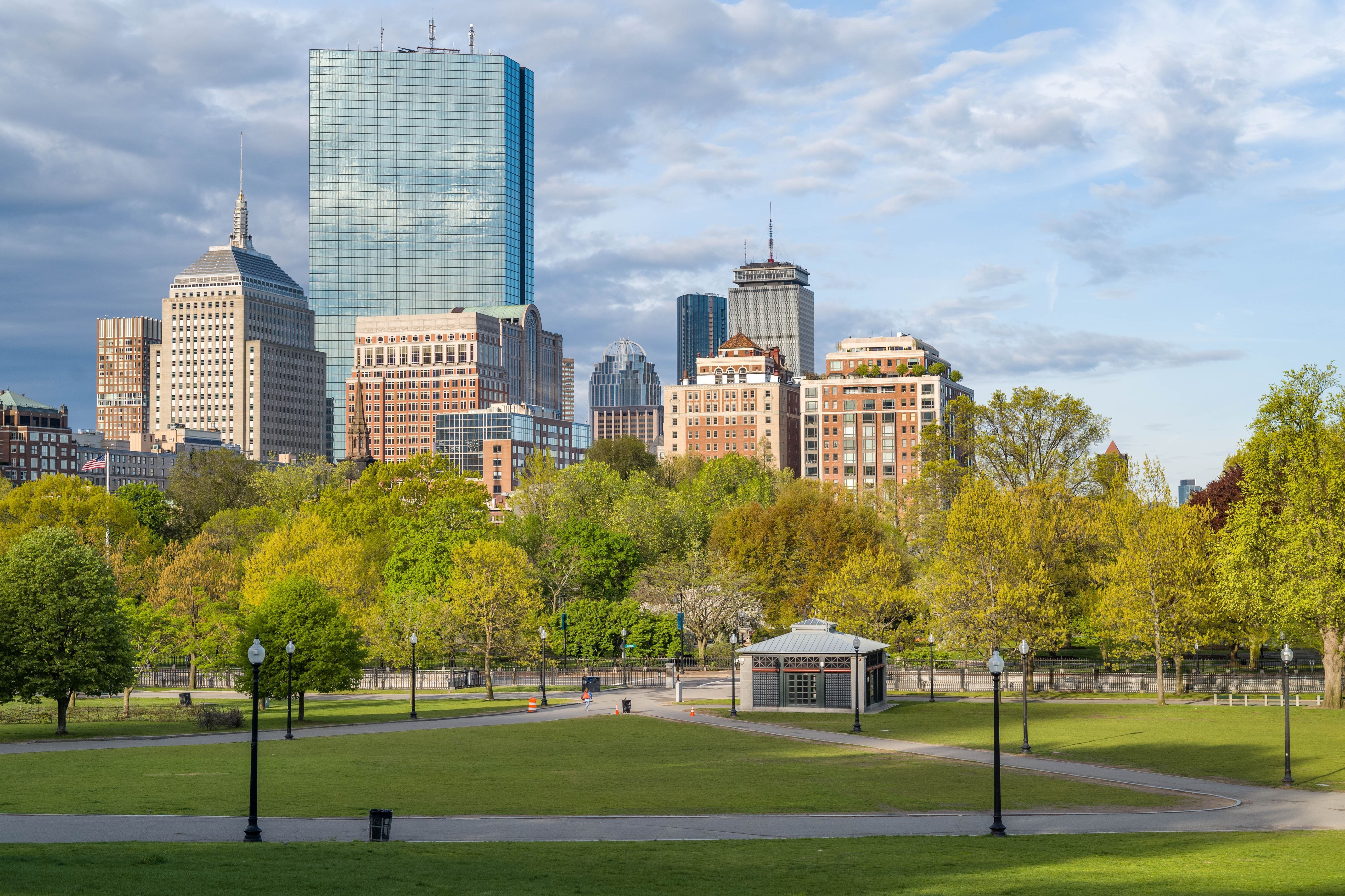 US New England Boston Boston Common park