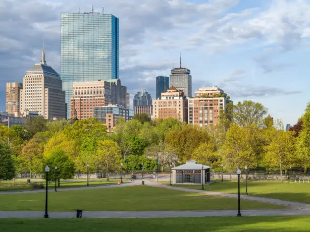US New England Boston Boston Common park