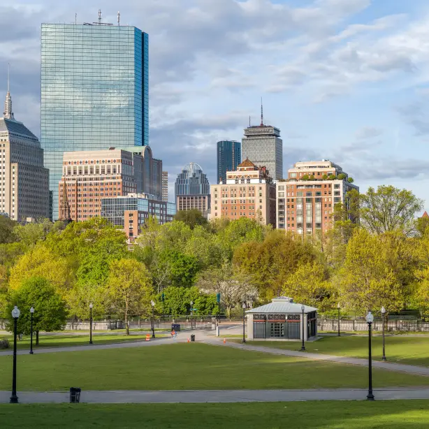 US New England Boston Boston Common park