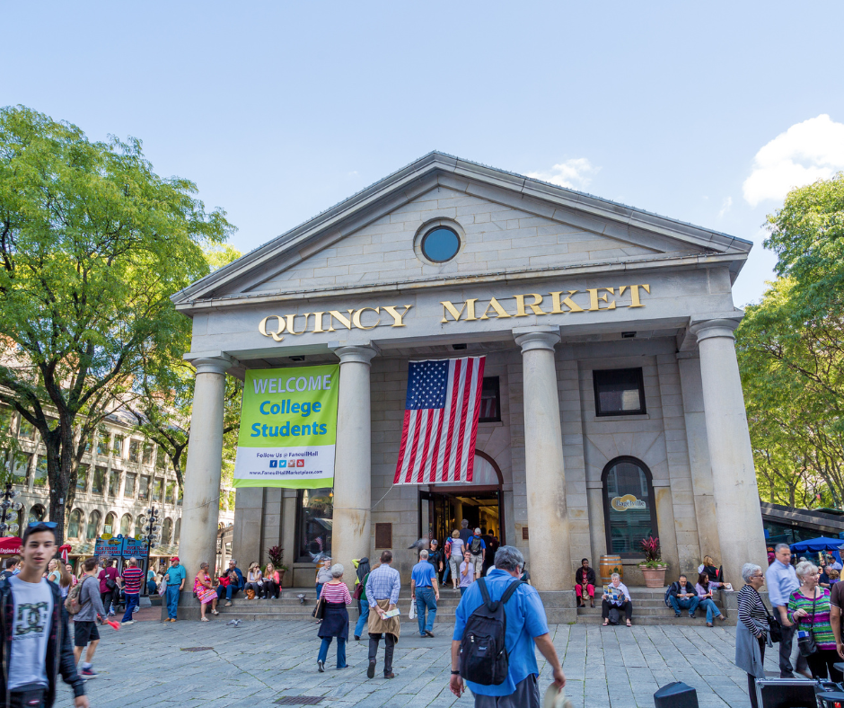 US New England Boston Quincy Market