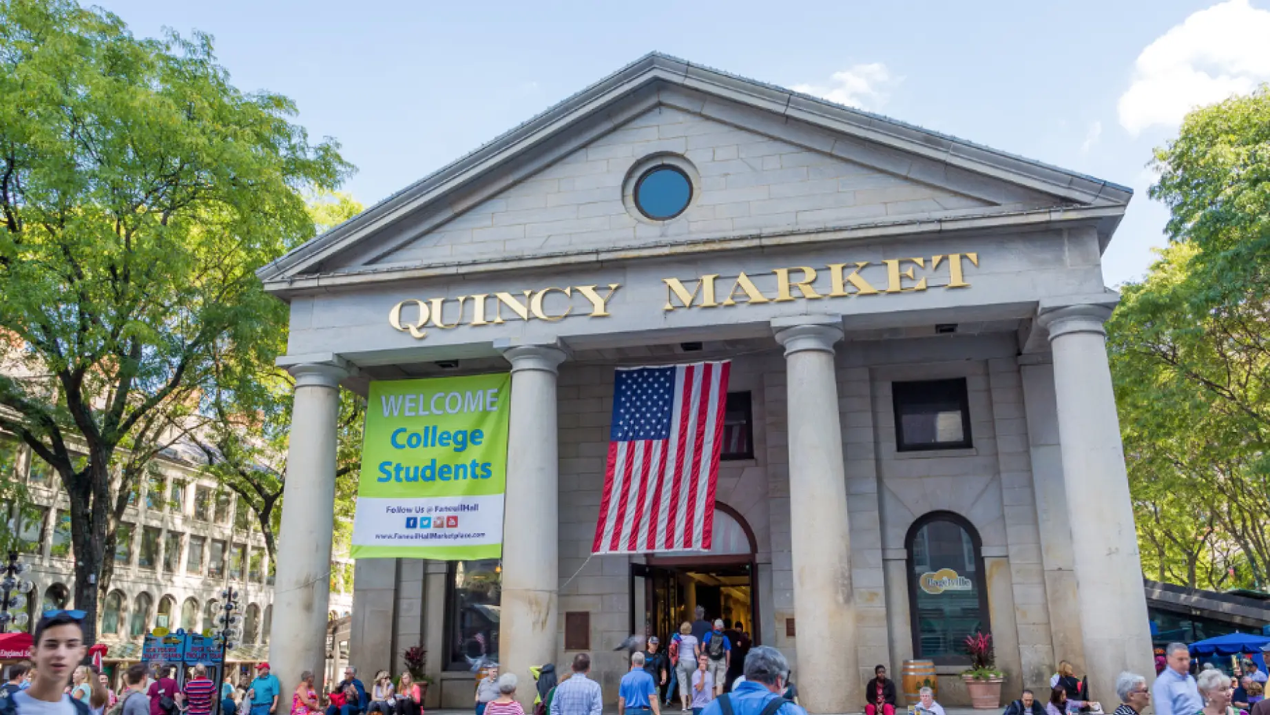US New England Boston Quincy Market