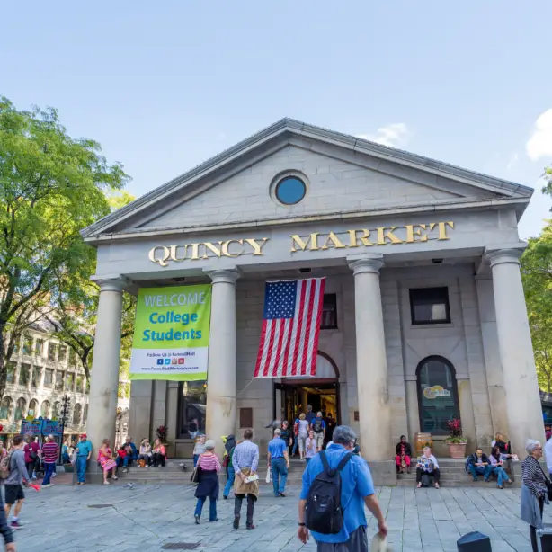 US New England Boston Quincy Market