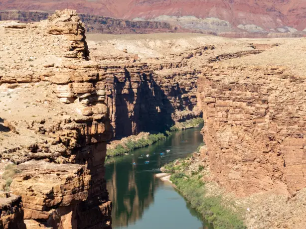 US Arizona Page Horseshoe Bend river rafting