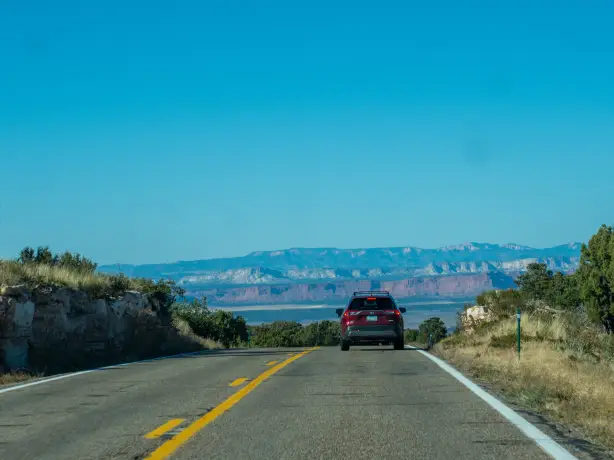 US Arizona Page Horseshoe Bend road drive