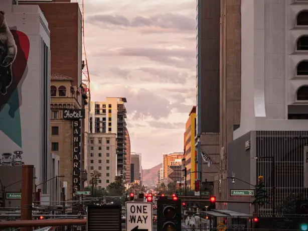 US Arizona Phoenix downtown street rylan hill unsplash