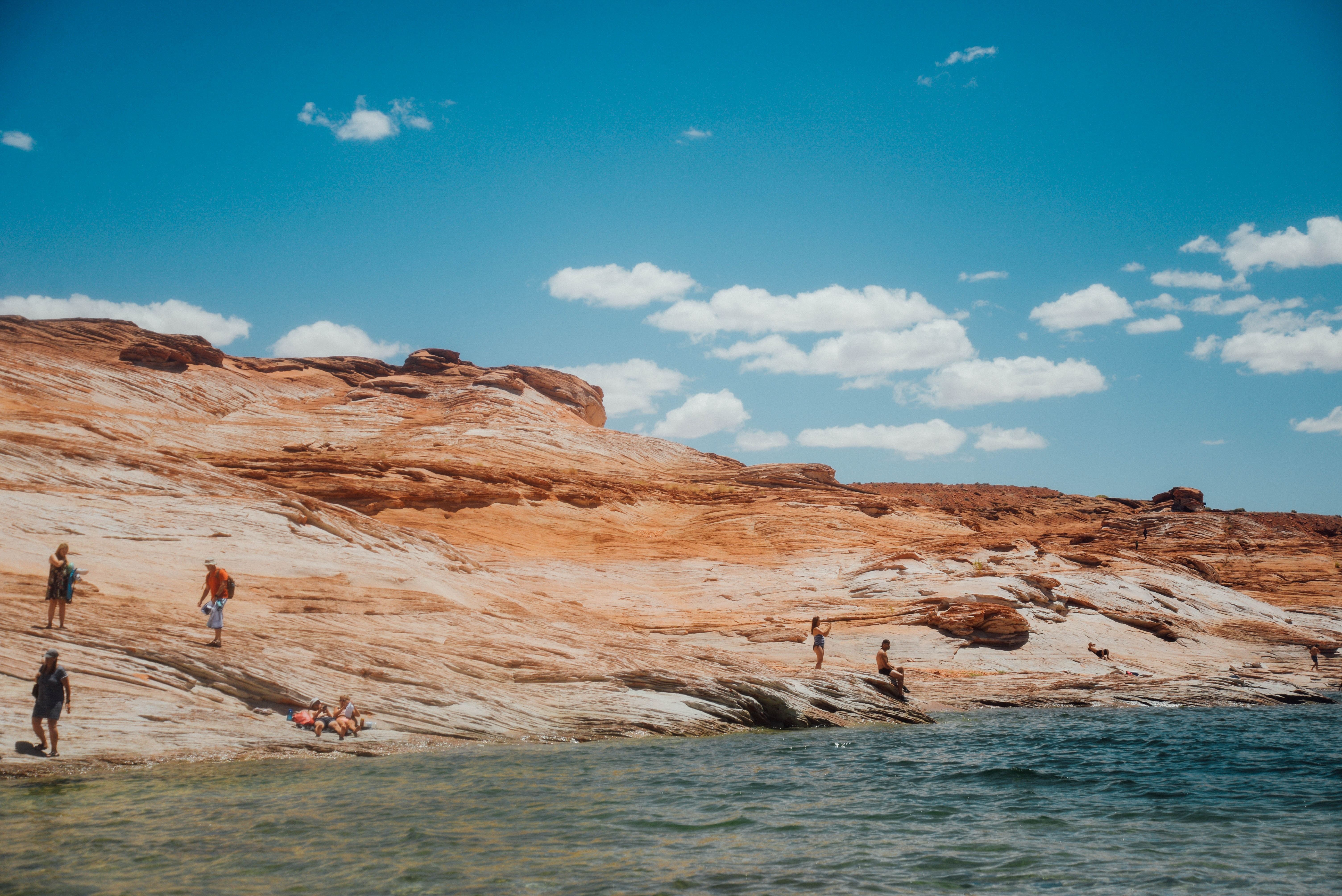 US Arizona Utah Lake Powell vistors swimming loren cutler unsplash