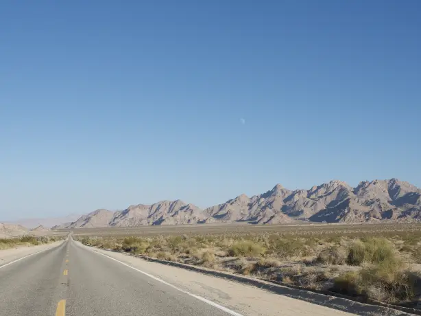 US California Joshua Tree NP road scenery