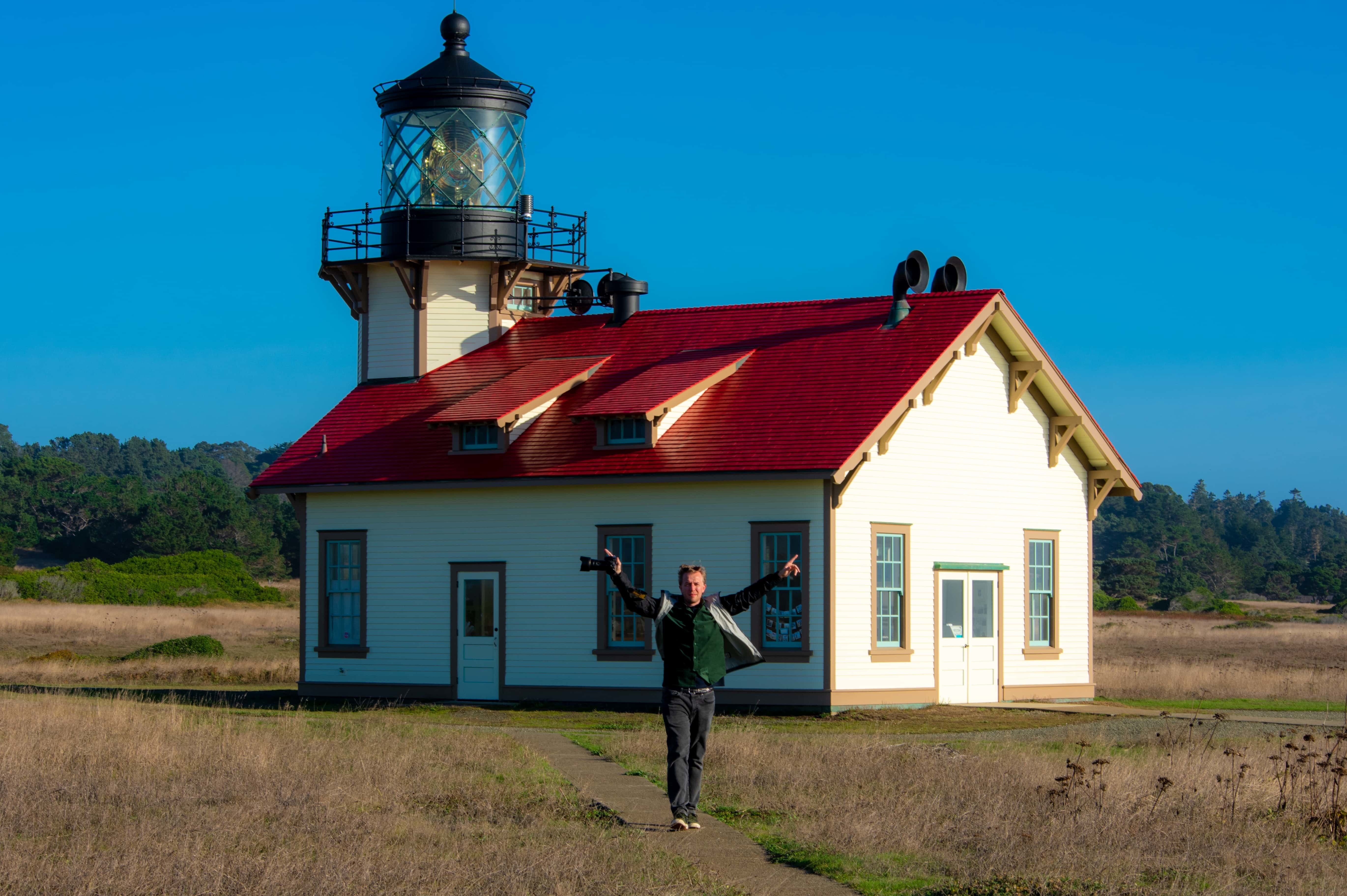 USA California Mendicino lighthouse Robert