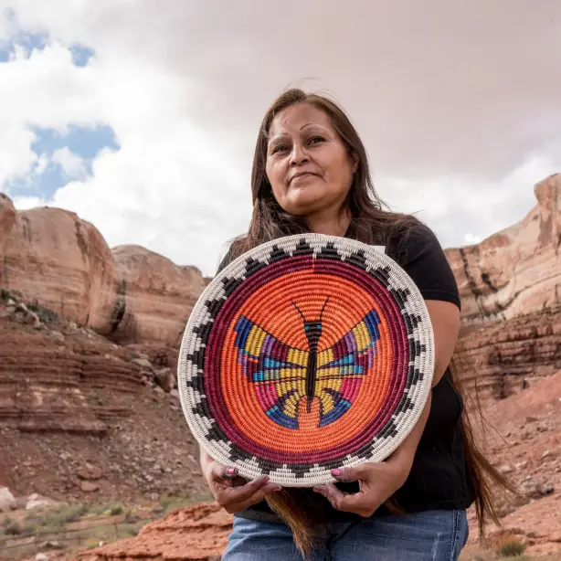 USA Utah Navajo Frau