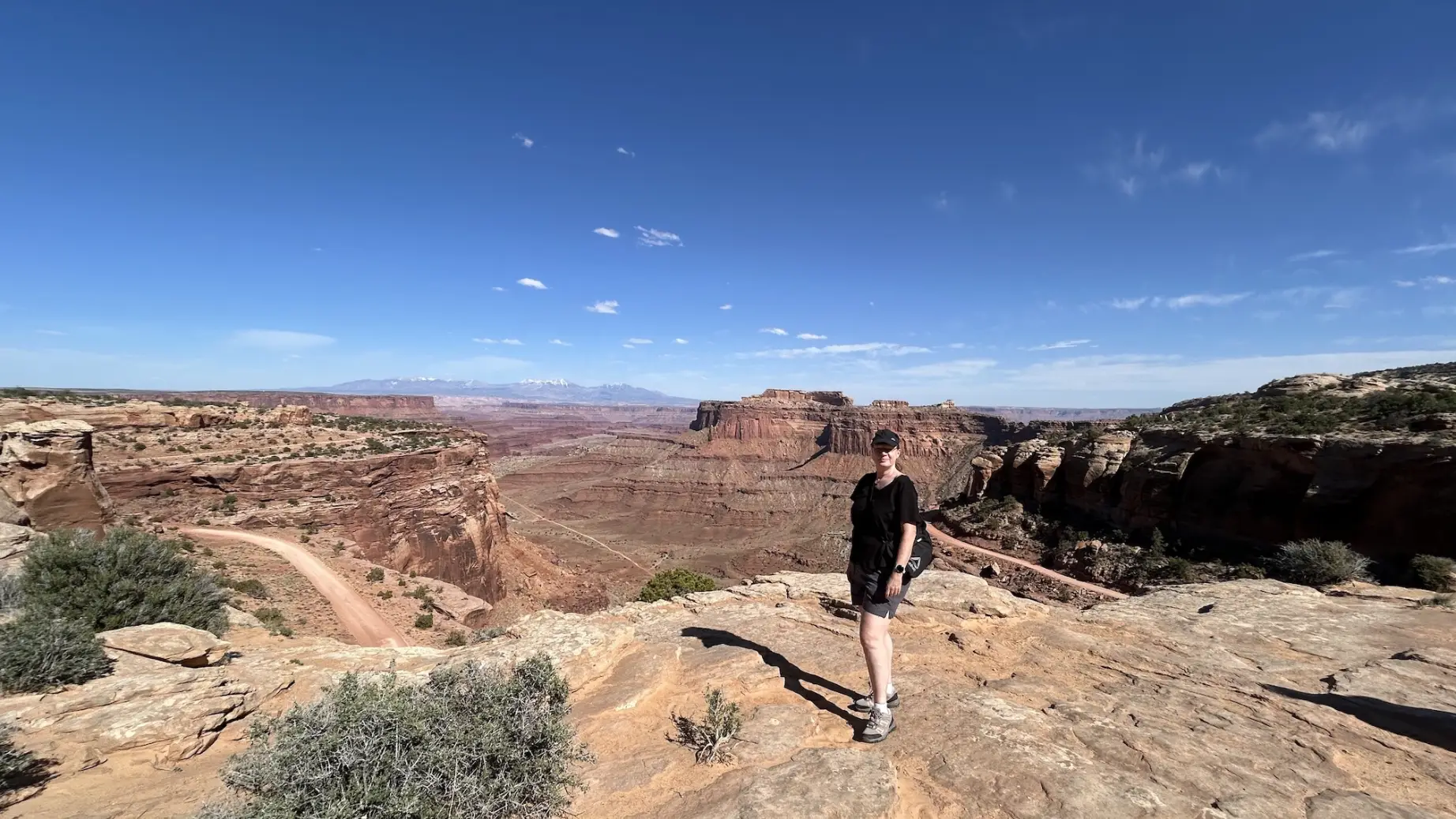 USA Utah Canyonlands Frau