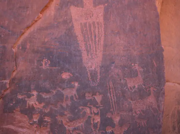 USA Utah Moab Petroglyphen