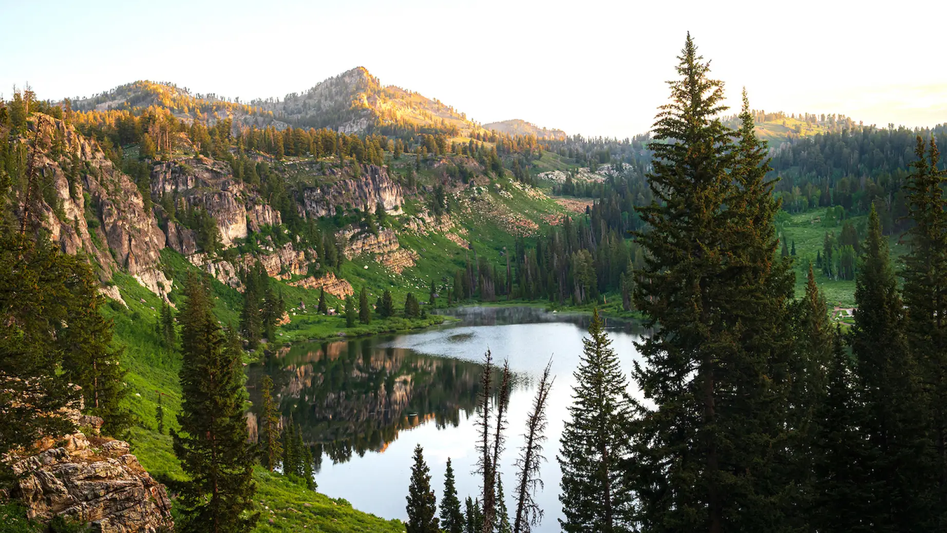 USA Utah Rich County Tony Grove Lake Logan Canyon