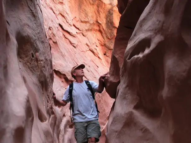 USA Utah Wayne County Slot Canyon