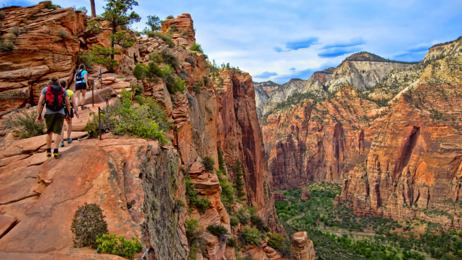 USA Utah Greater zion Felswand