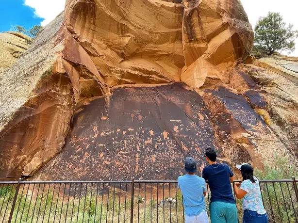 USA Utah San juan Newspaper Rock