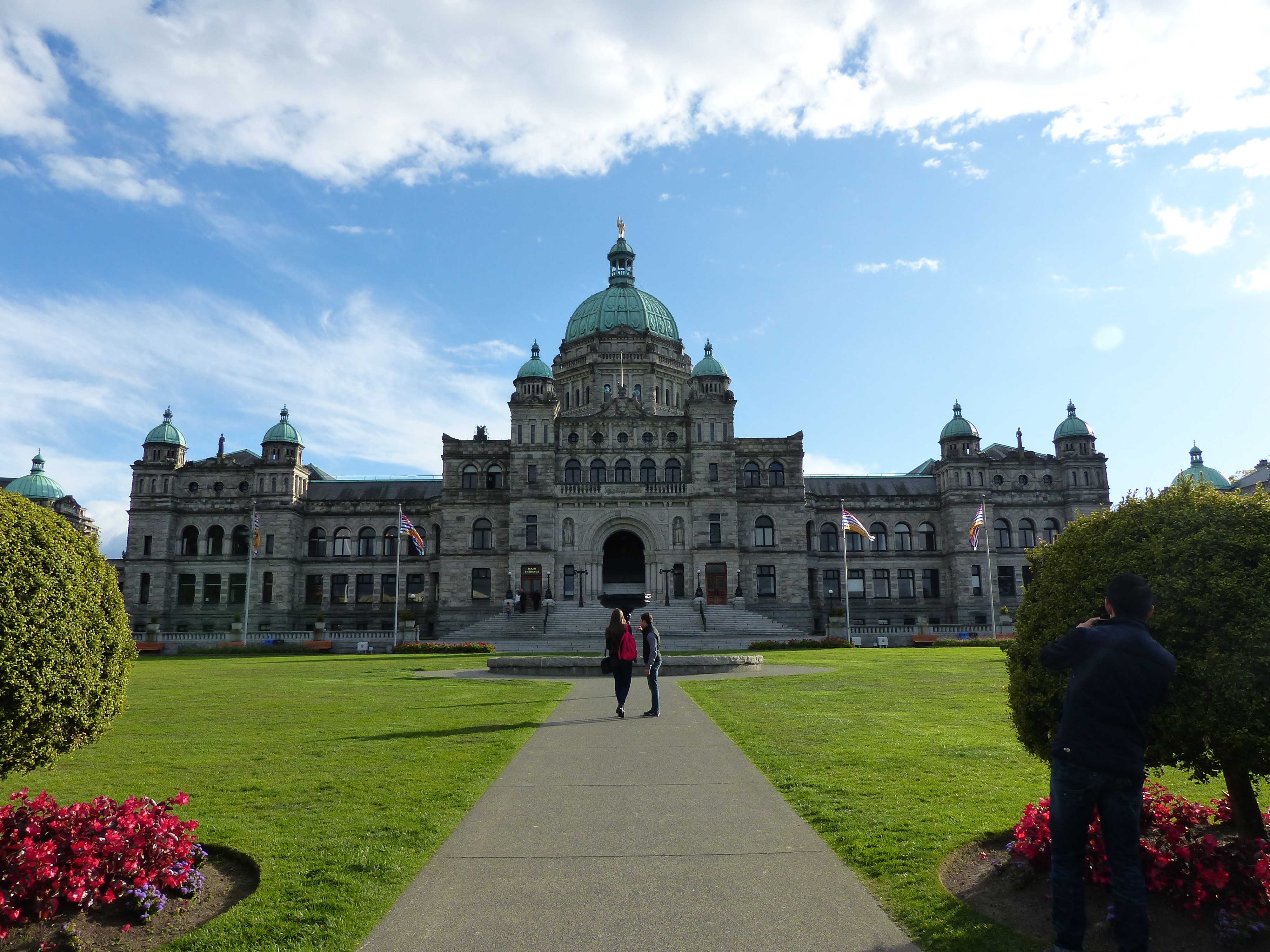 Het parlementsgebouw van British Columbia in Victoria, Canada
