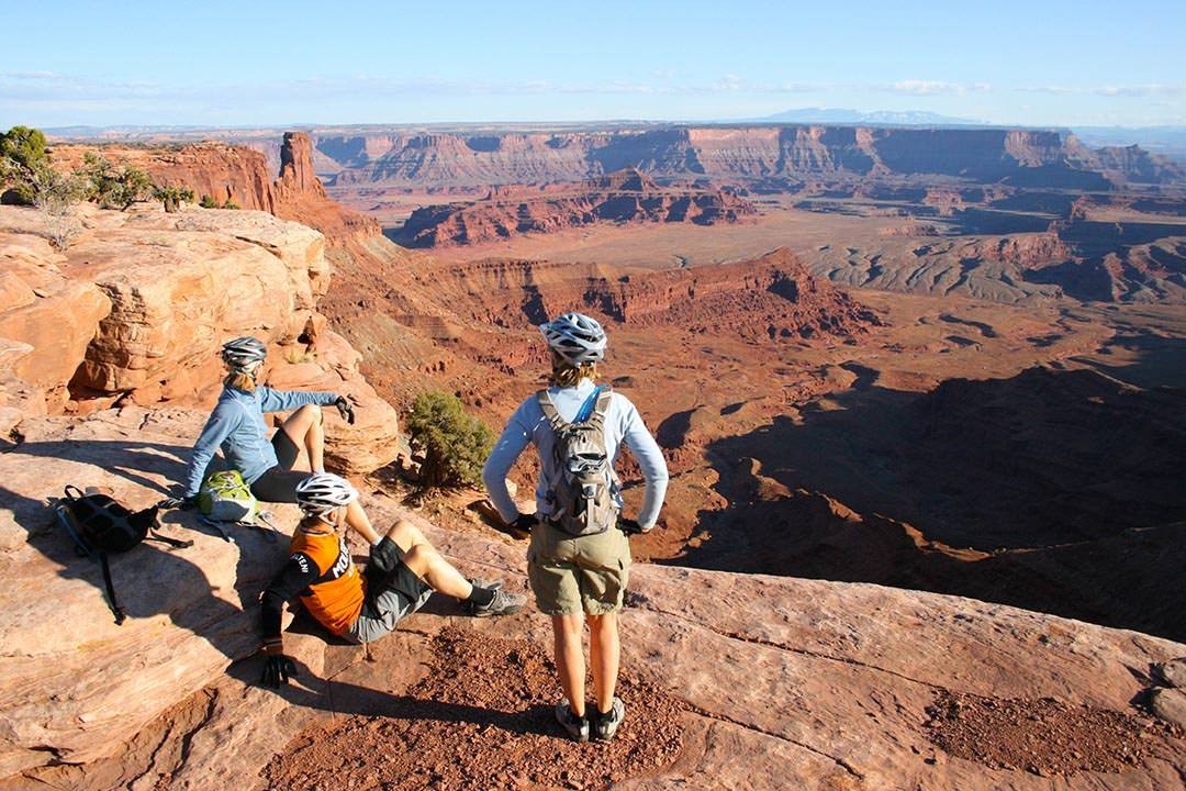 US Utah Moab mountain biking dead horse point