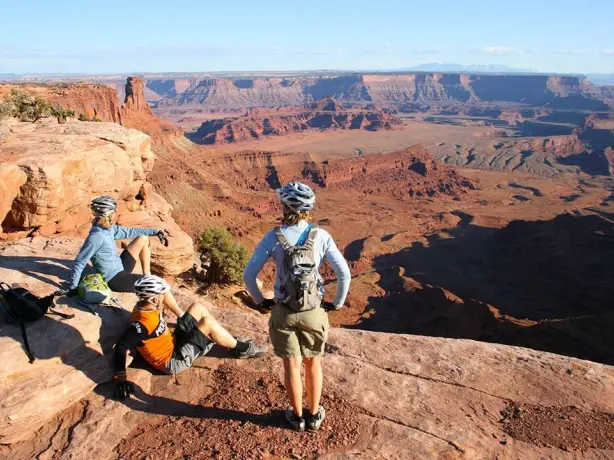 US Utah Moab mountain biking dead horse point