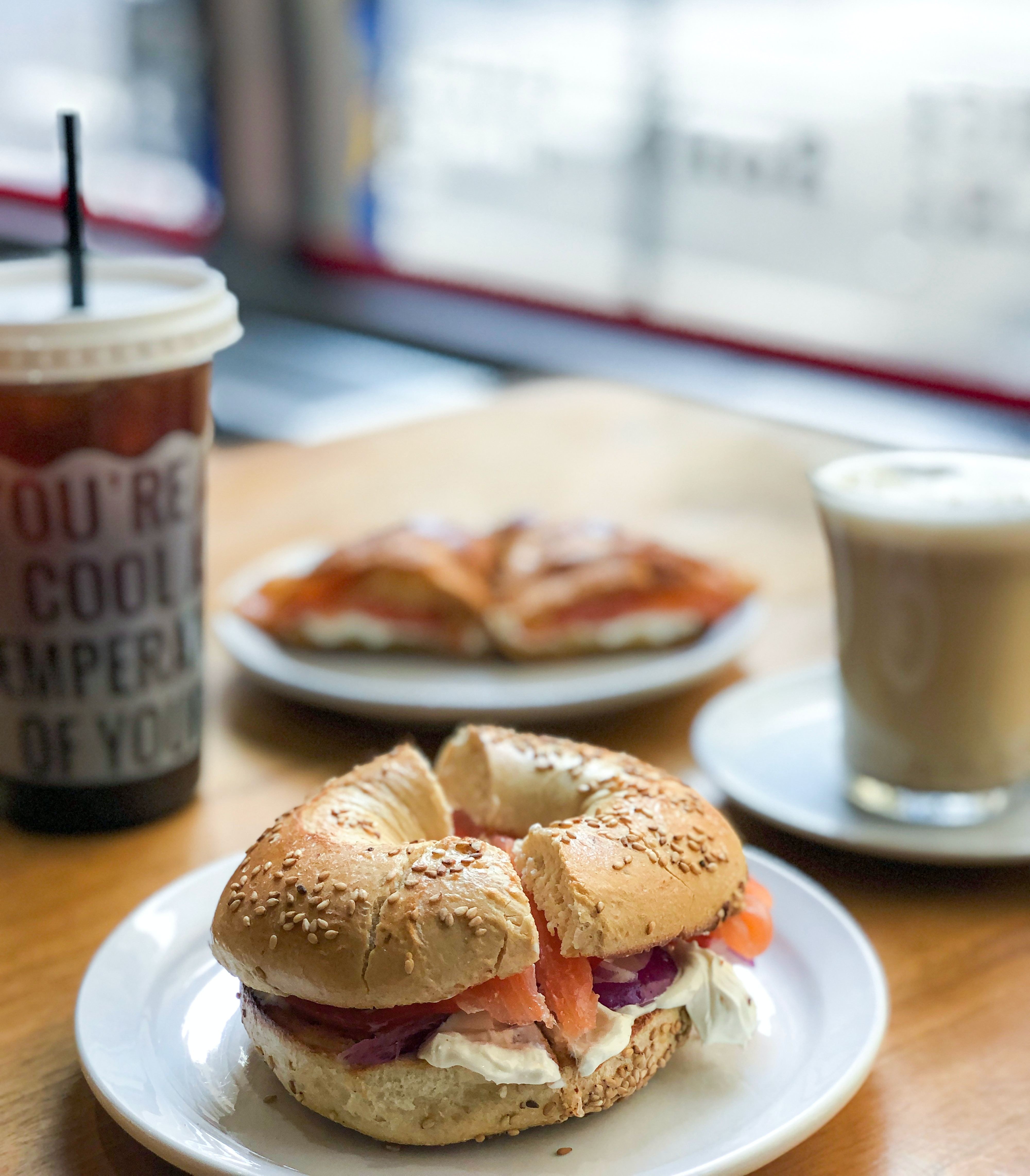 New york bagel salmon