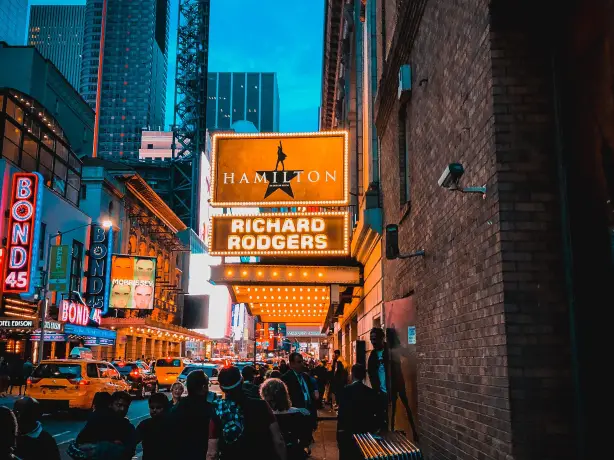 New york broad way signs