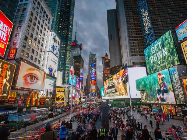 USA New york times square bei nacht