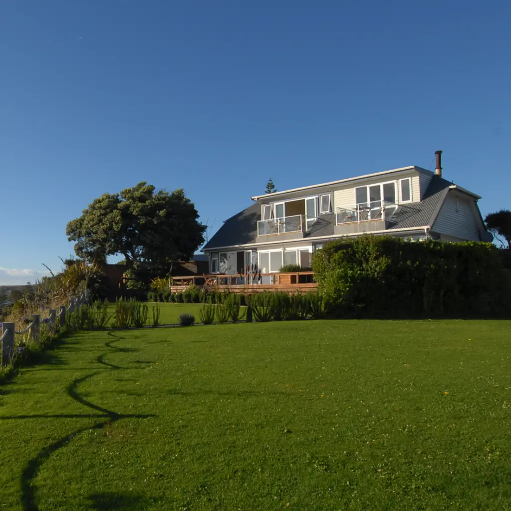 Ein Bed & Breakfast an der Küste Neuseelands