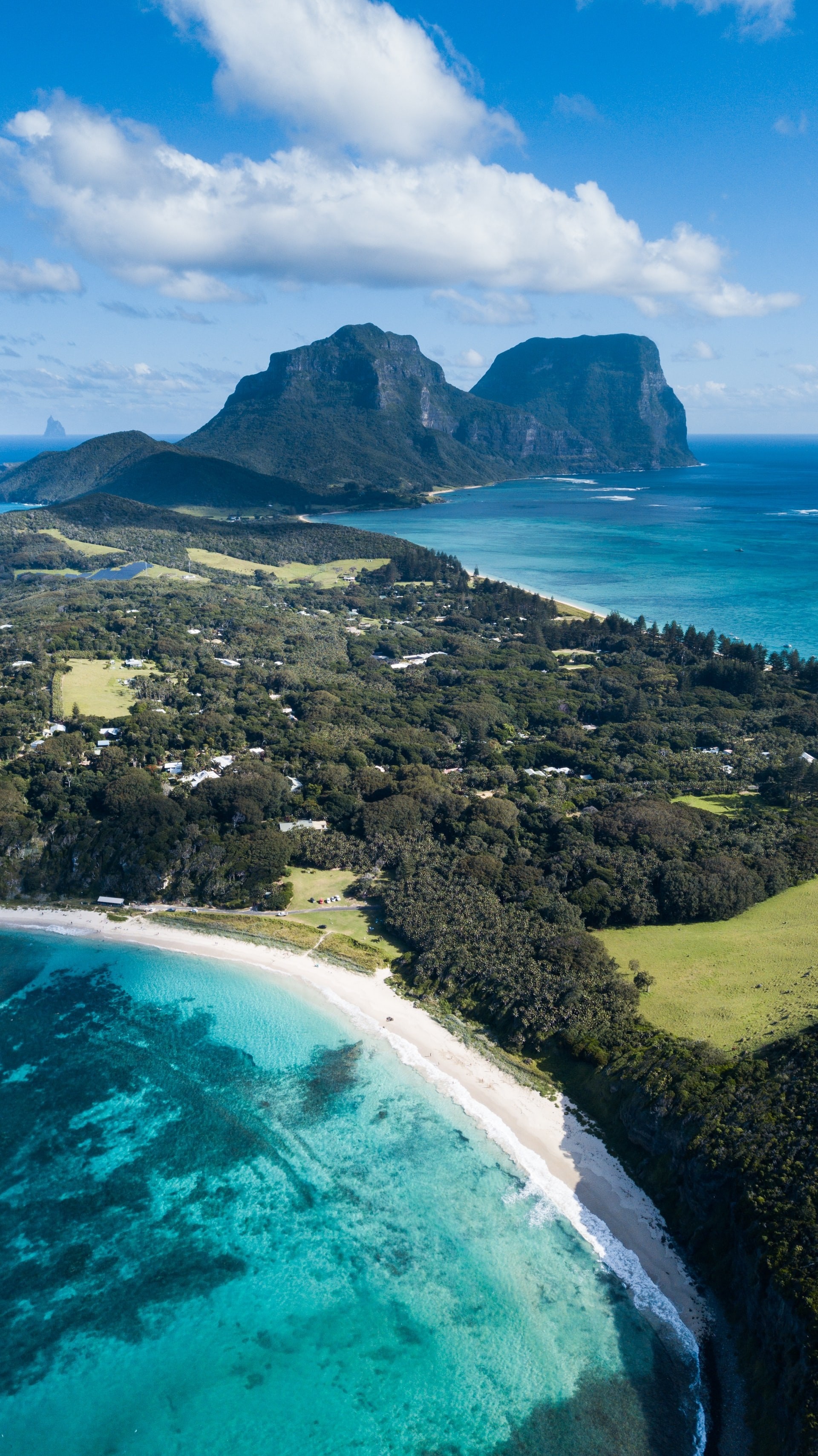 Australien New South Wales Lord Howe Island Vogelperspektive