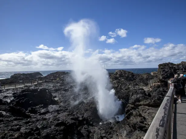 Australien New South Wales Süden Kiama blow hole