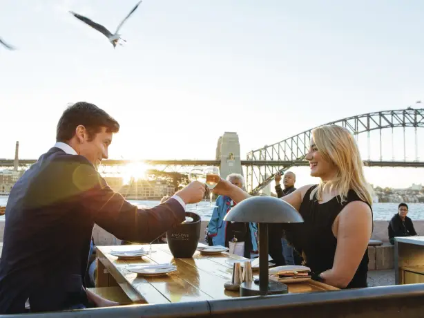 Australia nsw sydney opera bar sunset drinks