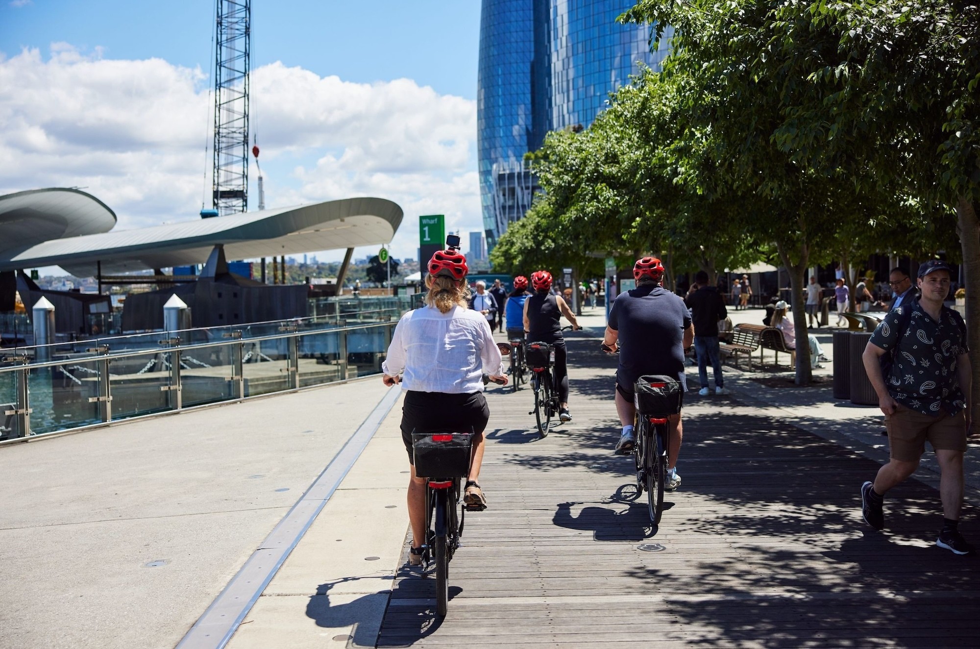 Australia sydney darling harbour bike tour Credit Destination NSW