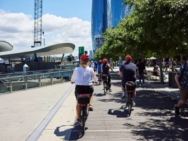 Australia sydney darling harbour bike tour Credit Destination NSW