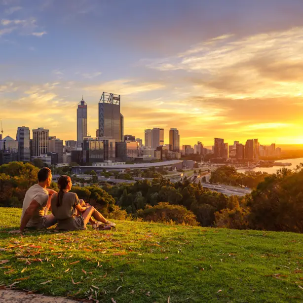 Australien Westaustralien Perth Sonnenuntergang