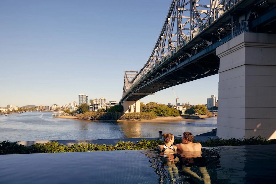 Australien Brisbane Brücke