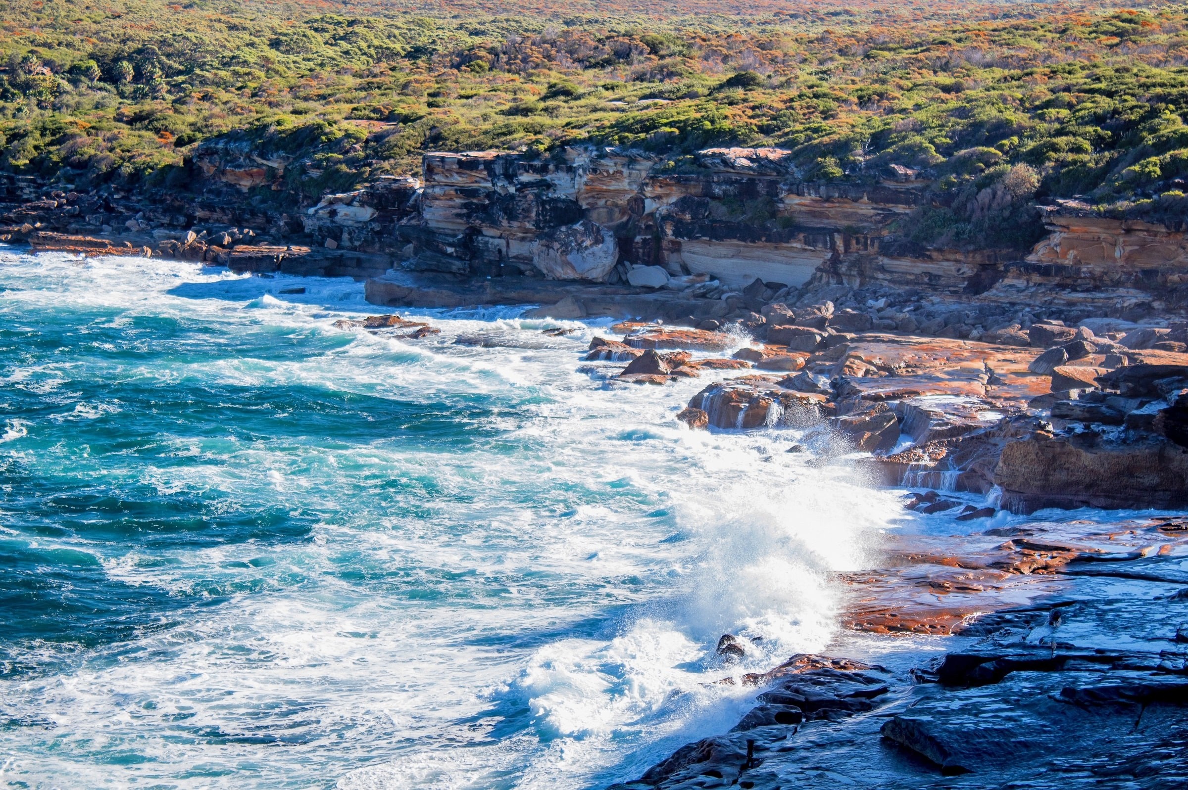 Strand in Australien, Neusüdwales Sydney Royal National Park