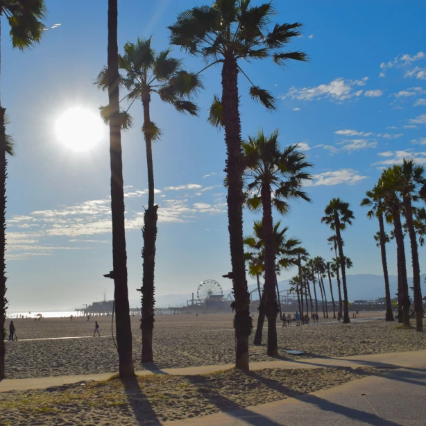 Strand van Santa Monica, VS
