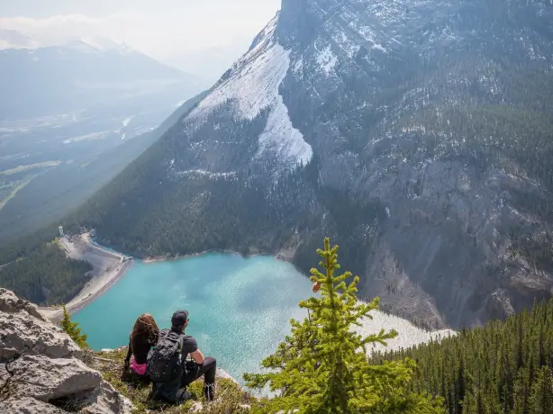 Kanada Paar Canmore