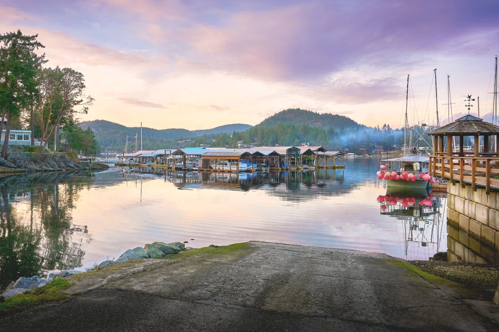 Pender Harbour on the Powell River, Sunshine Coast