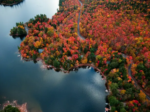Ost Kanada Ontario Herbst
