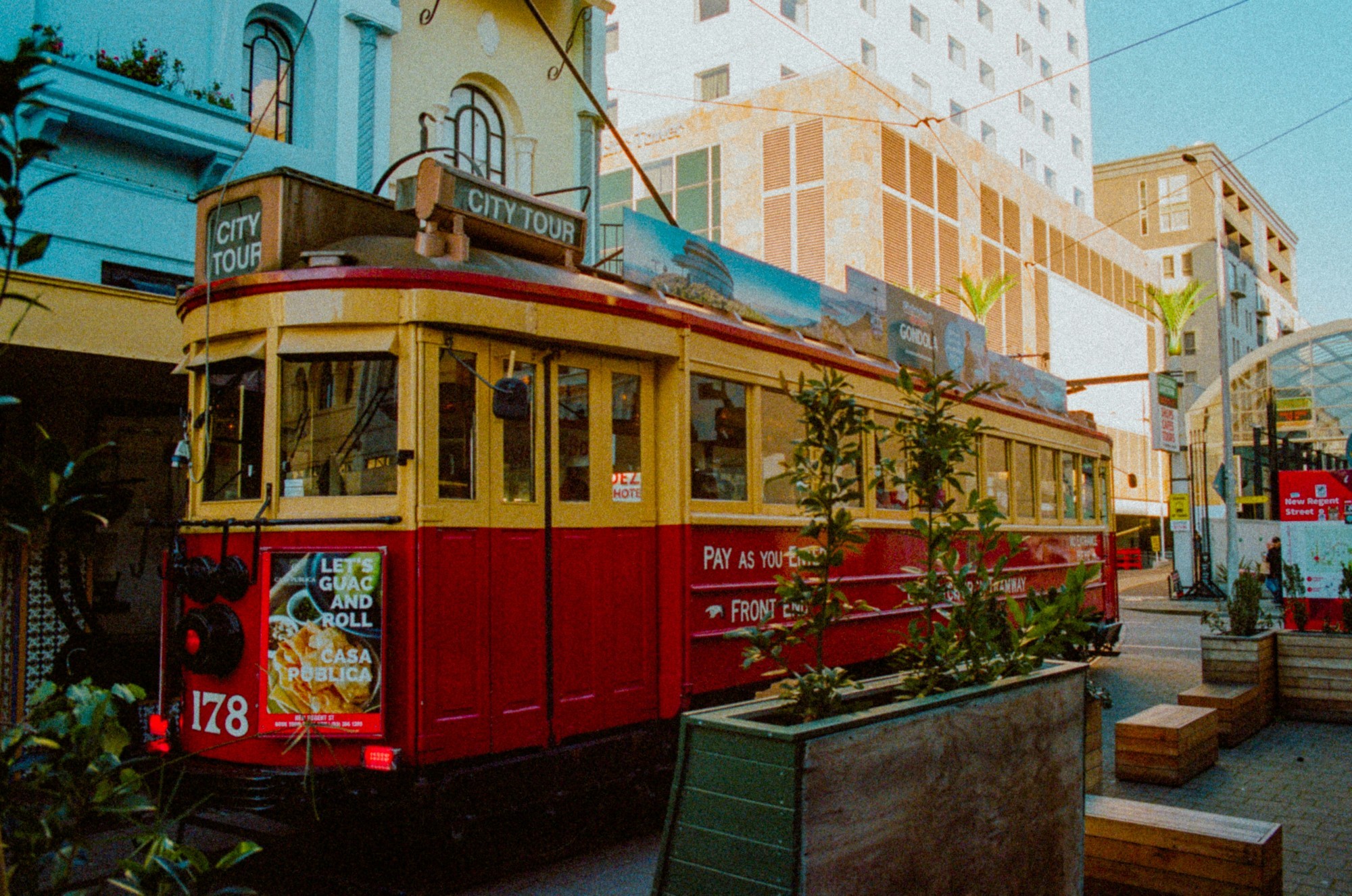 Tram in Christchurch New Zealand