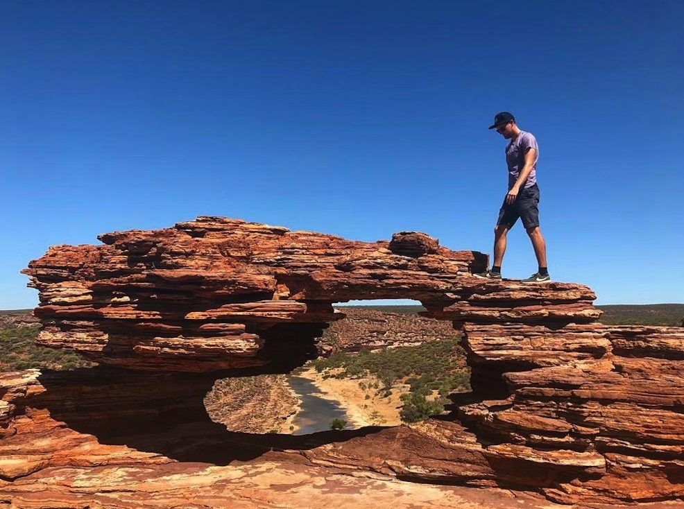 TravelEssence specialist Luke exploring the red landscapes of Australia