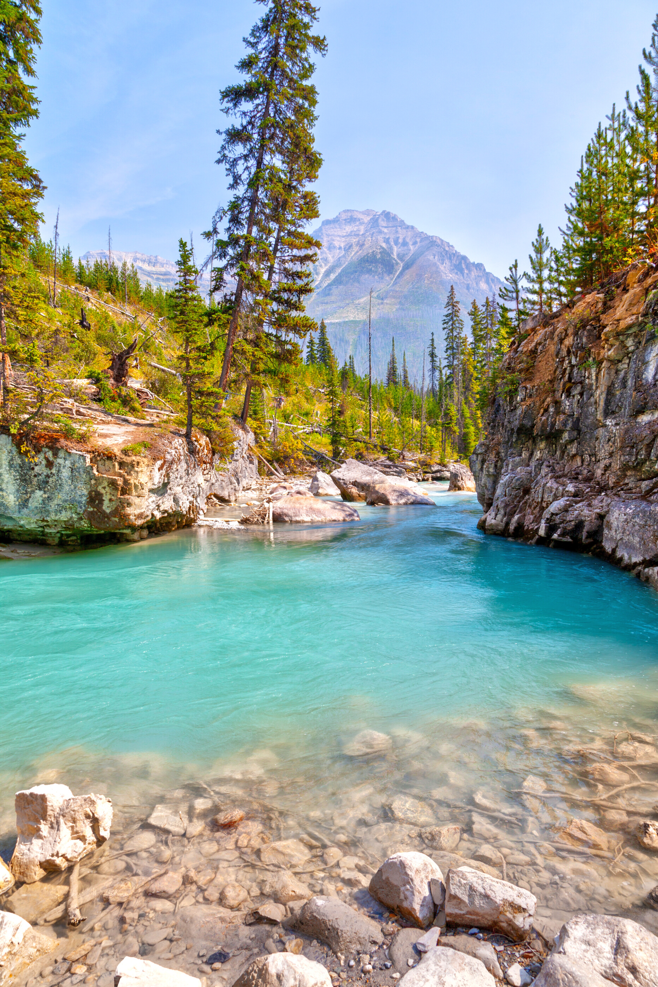 CA British Columbia Kootenay NP Marble Canyon