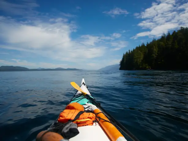 CA British Columbia Vancouver Island Telegraph Cove kayak
